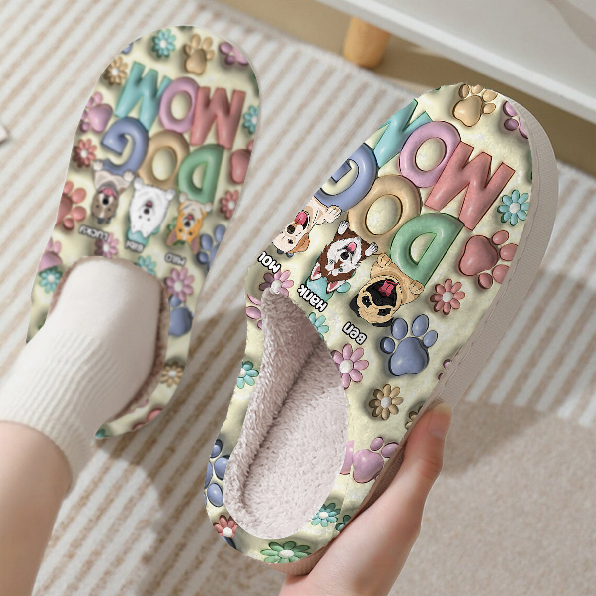 Hundemama – Personalisierte Hundepantoffeln