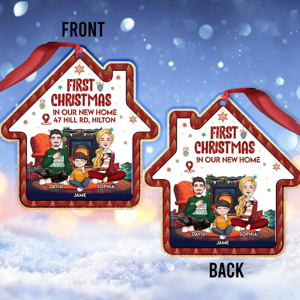 Erstes Weihnachtsfest im neuen Zuhause – personalisierter Einweihungsschmuck