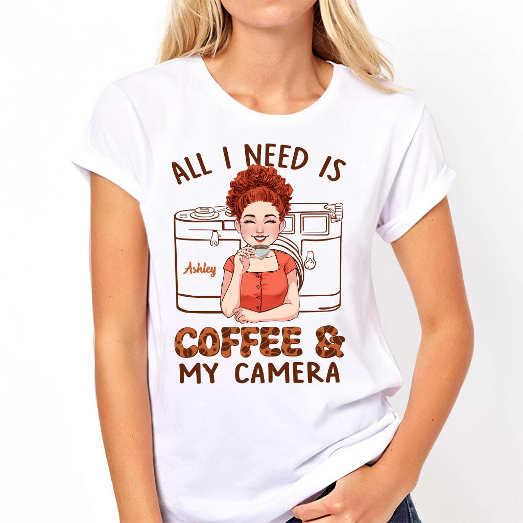 Alles, was ich brauche – personalisiertes Fotografie-T-Shirt und Hoodie