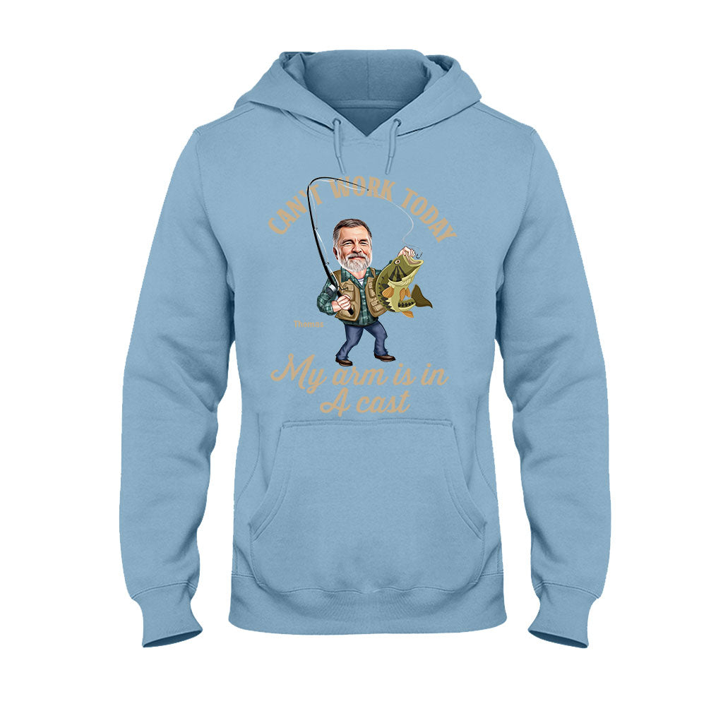 Photo Inserted Funny Fishing - Personalized Fishing T-shirt & Hoodie