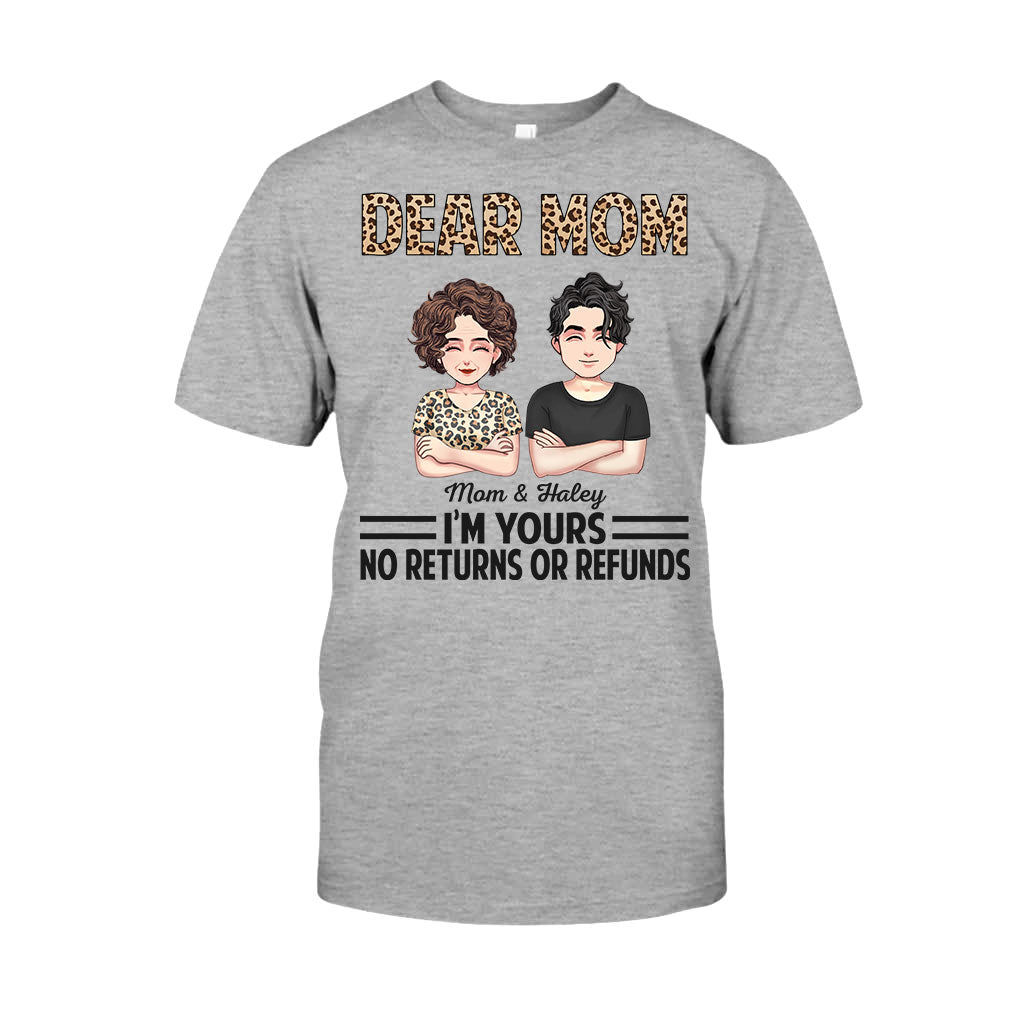 Liebe Mama, lieber Papa, ich gehöre zu euch – Geschenk für Mama und Papa – personalisiertes T-Shirt und Hoodie