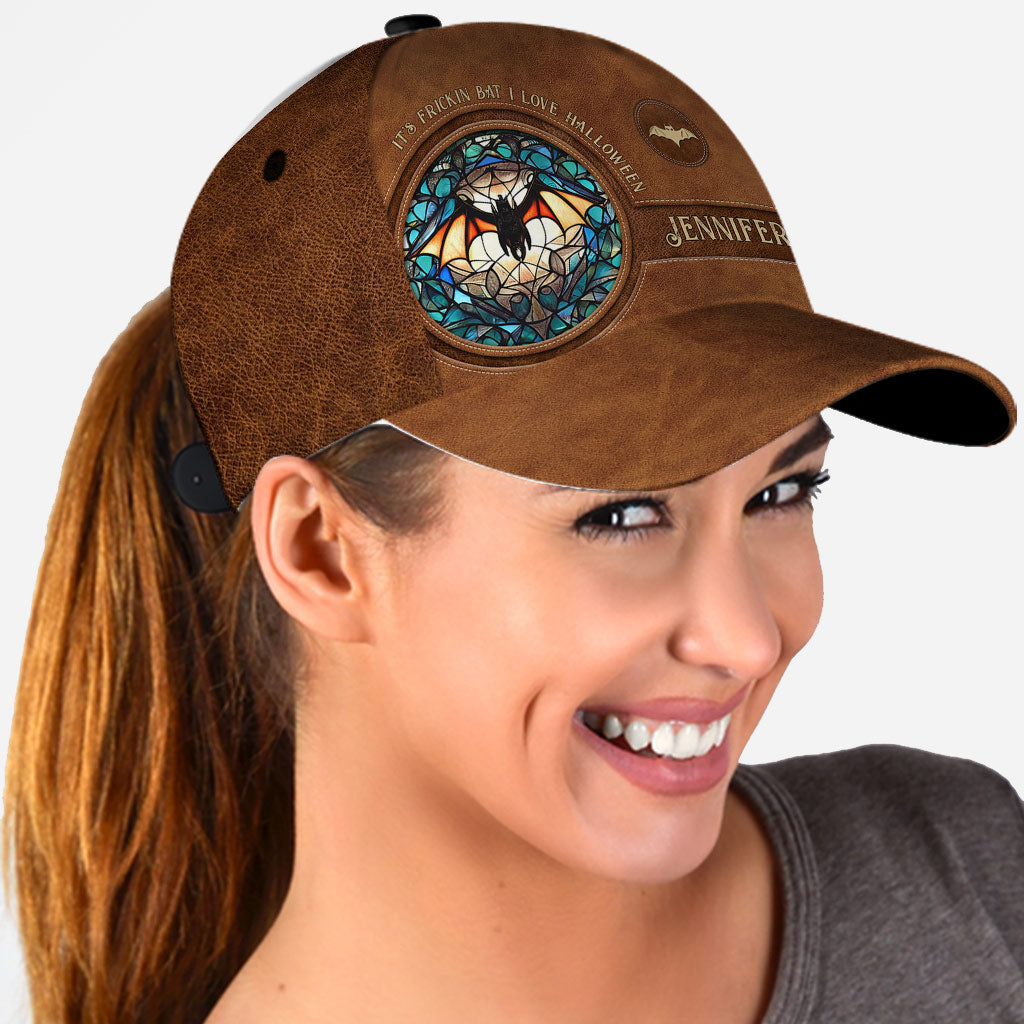 It's Frickin' Bat I Love Halloween - Personalized Witch Classic Cap