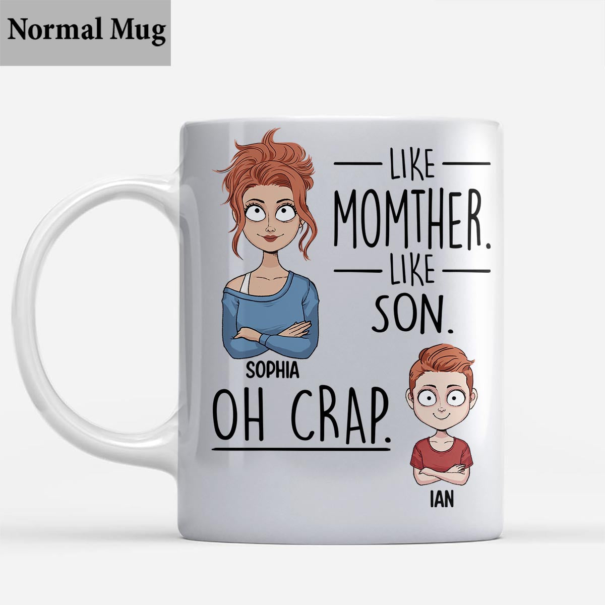Like Father Like Daughter Like Son - Gift for dad, mom, son, daughter - Personalized Mug