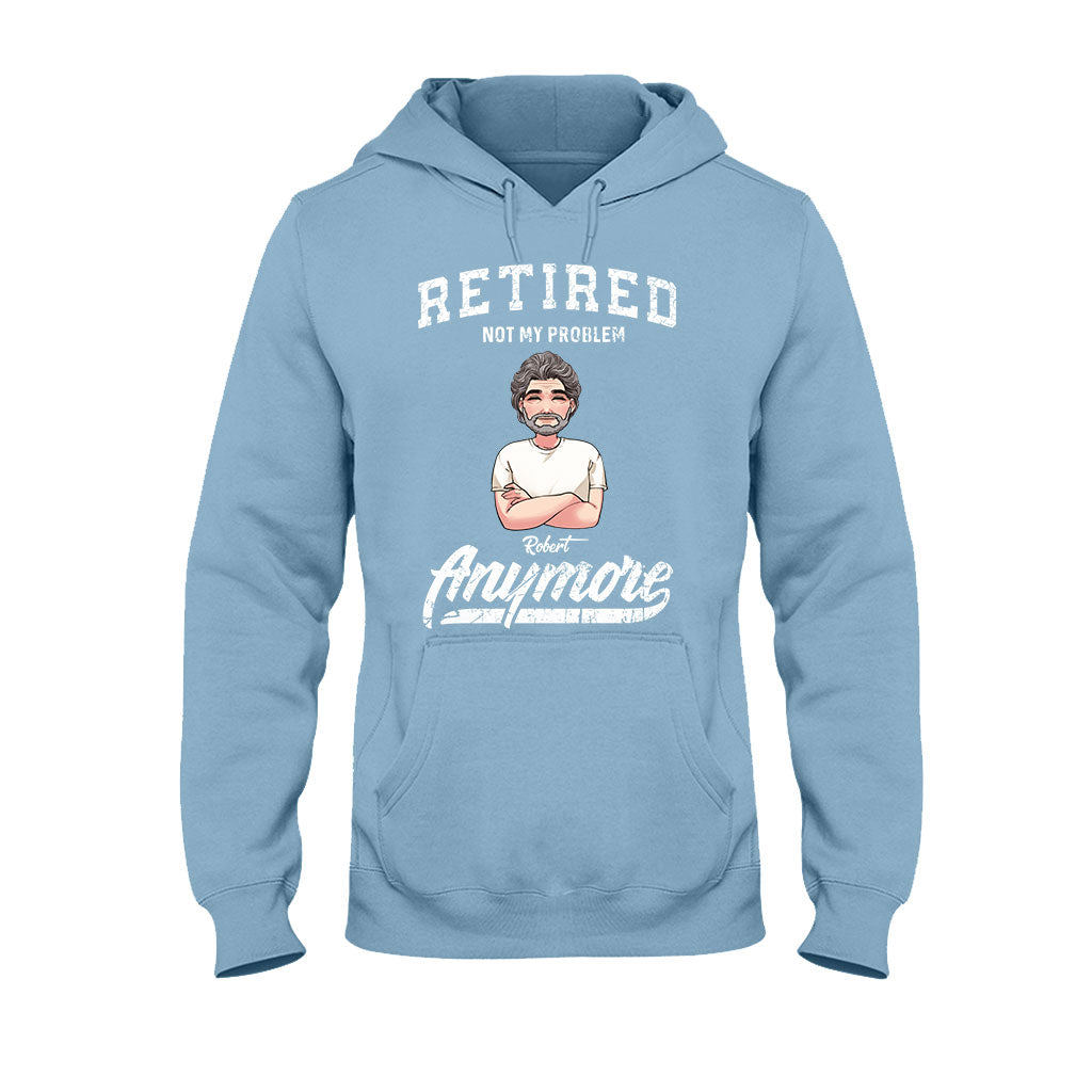 „Im Ruhestand – nicht mehr mein Problem“ – Personalisiertes Rentner-T-Shirt & Hoodie