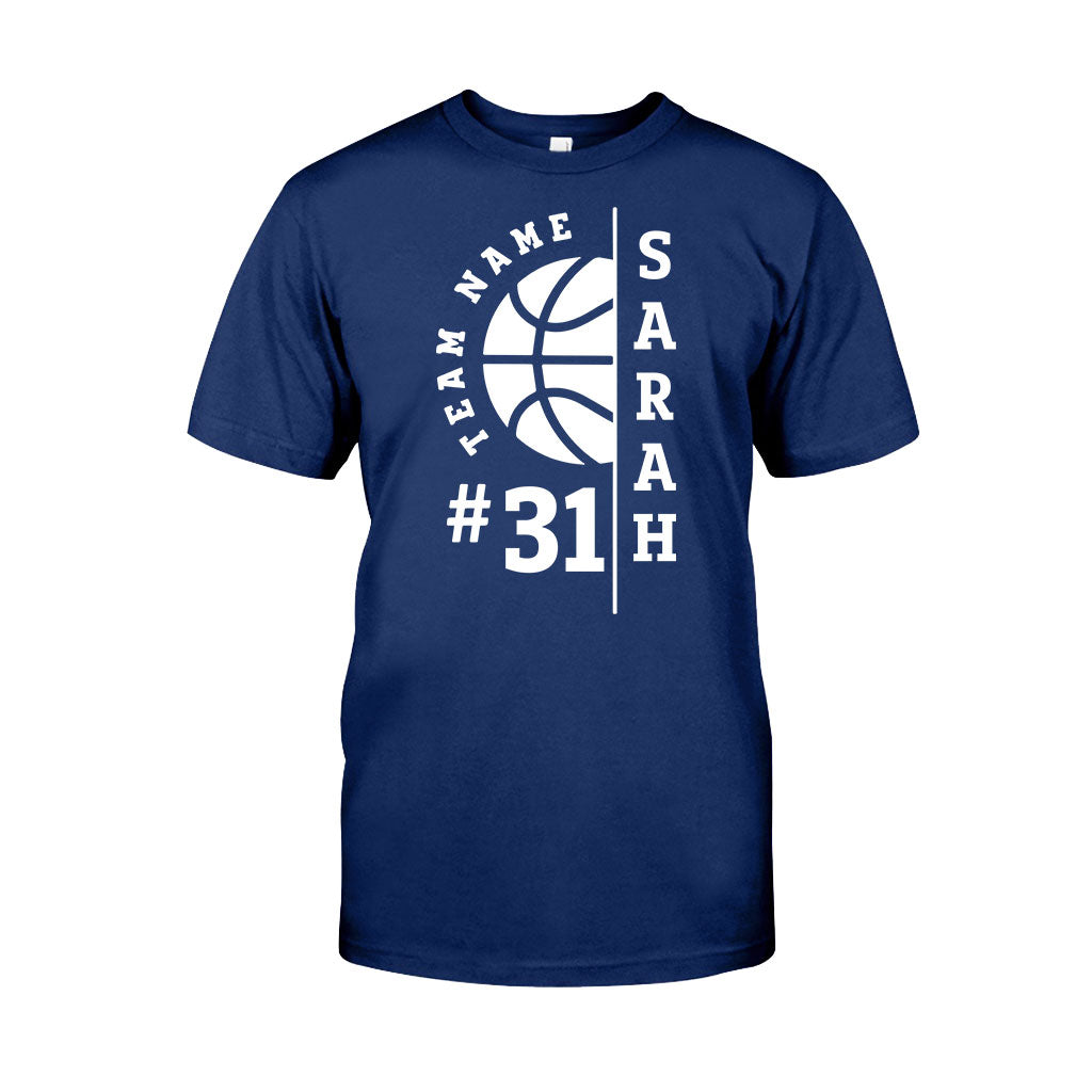 Liebe Basketball – Personalisiertes Basketball-T-Shirt und Hoodie
