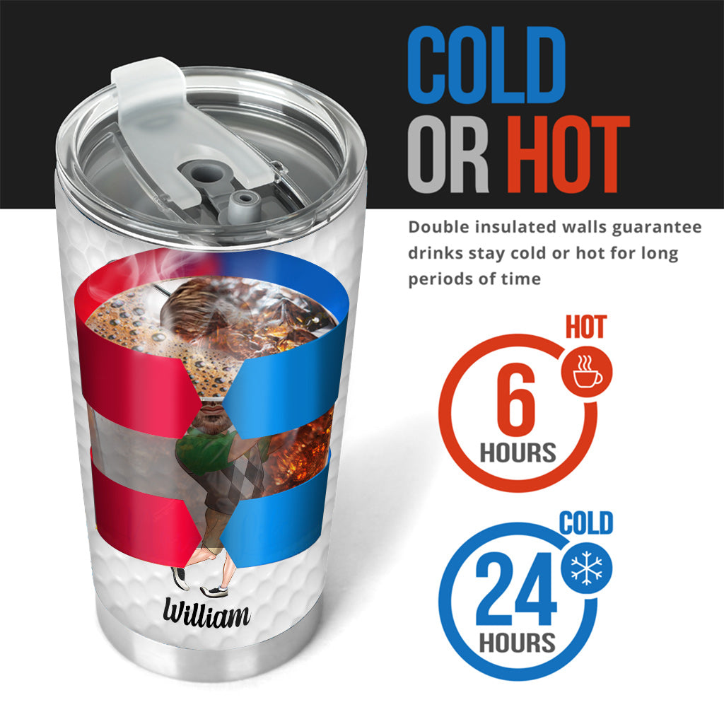 Swing Swear Drink Repeat - Personalisierter Golfbecher