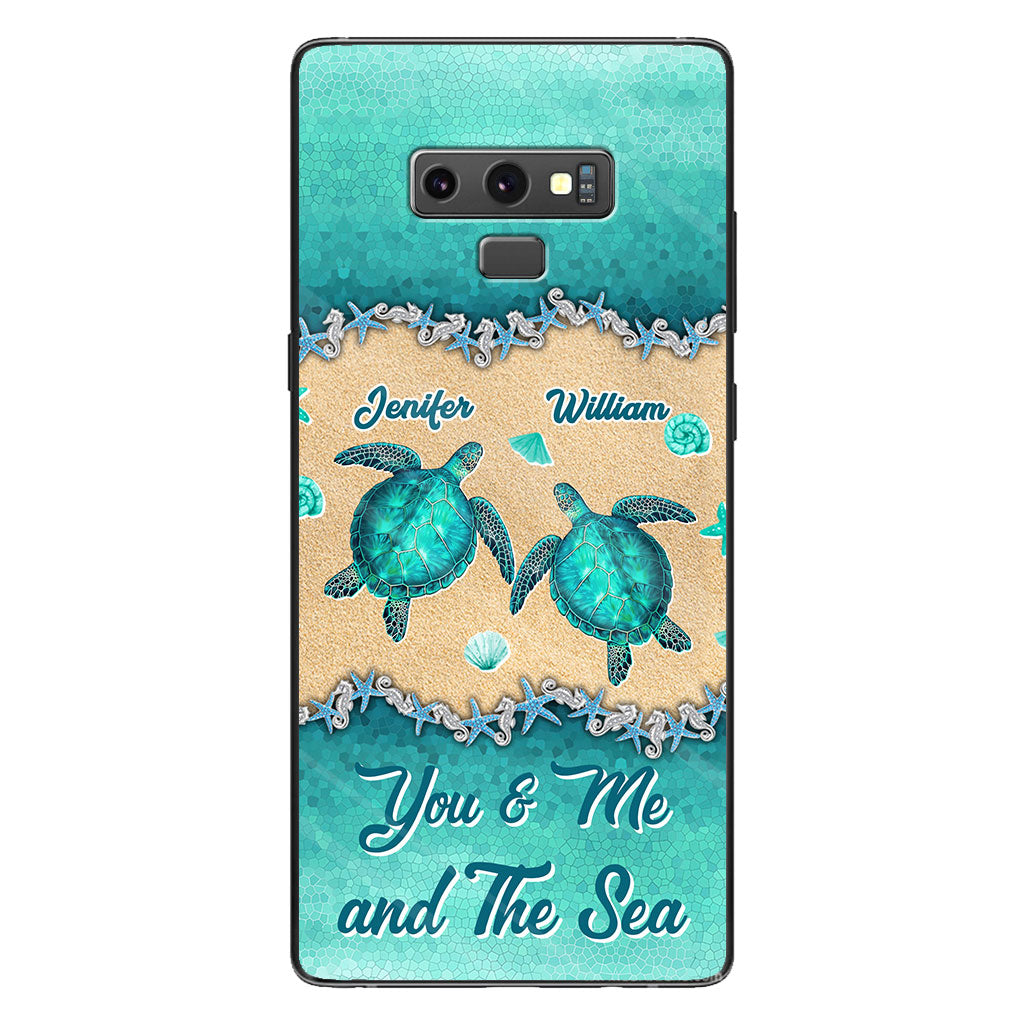 Salty Lil' Beach - Personalized Turtle Phone Case