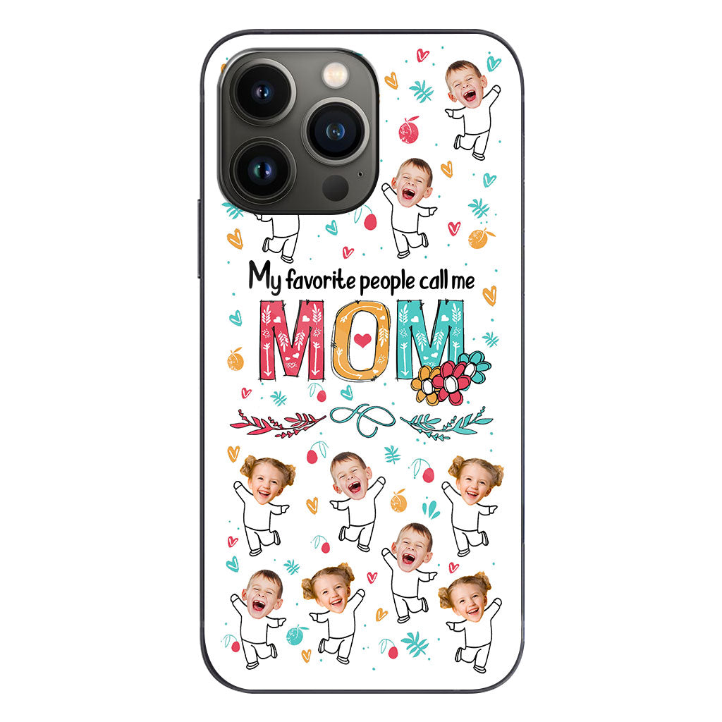 Meine Lieblingsmenschen nennen mich Nana – Geschenk für Oma, Mama – Personalisierte Handyhülle