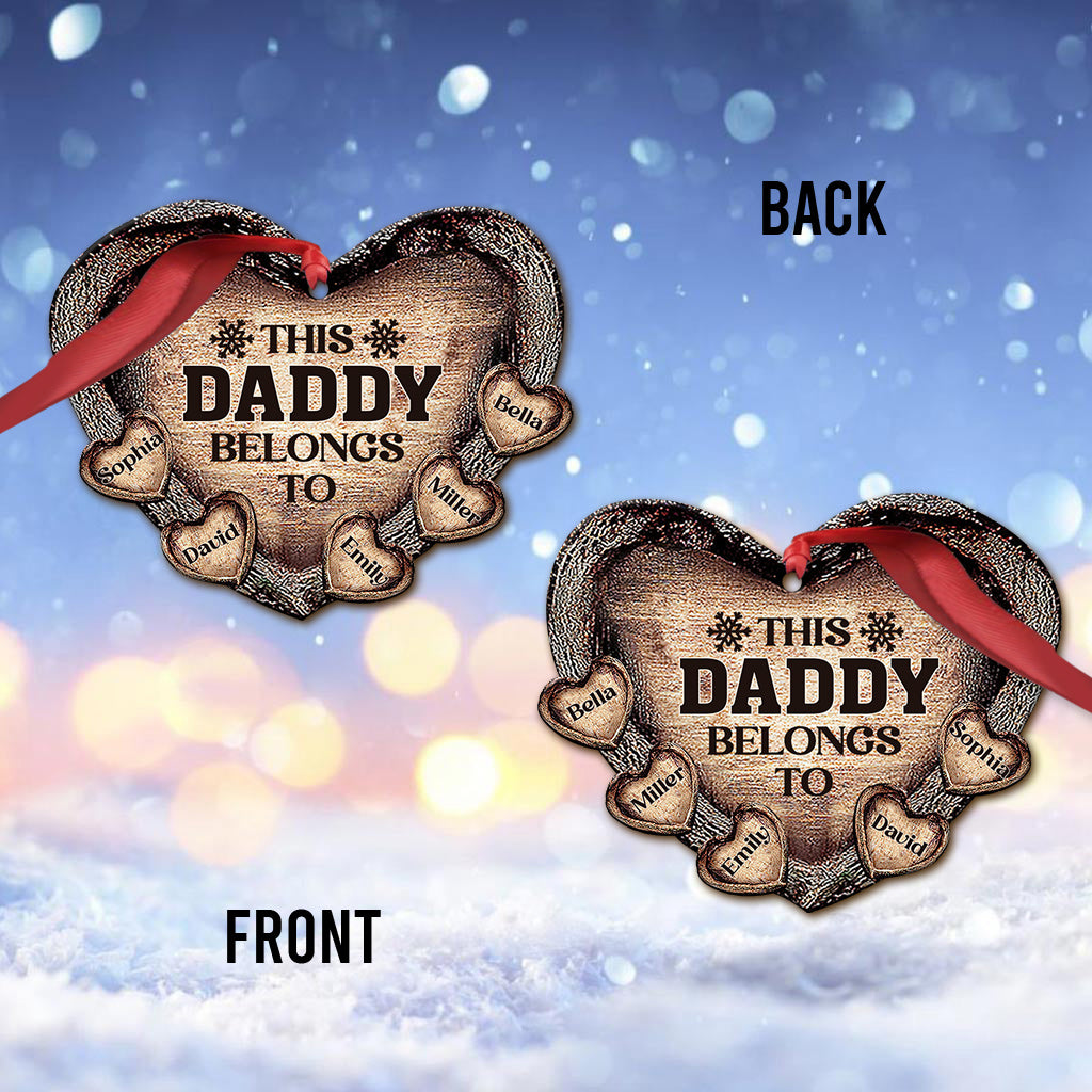 This Dad / Mom / Grandma / Grandpa Belongs To - Personalized Father Ornament