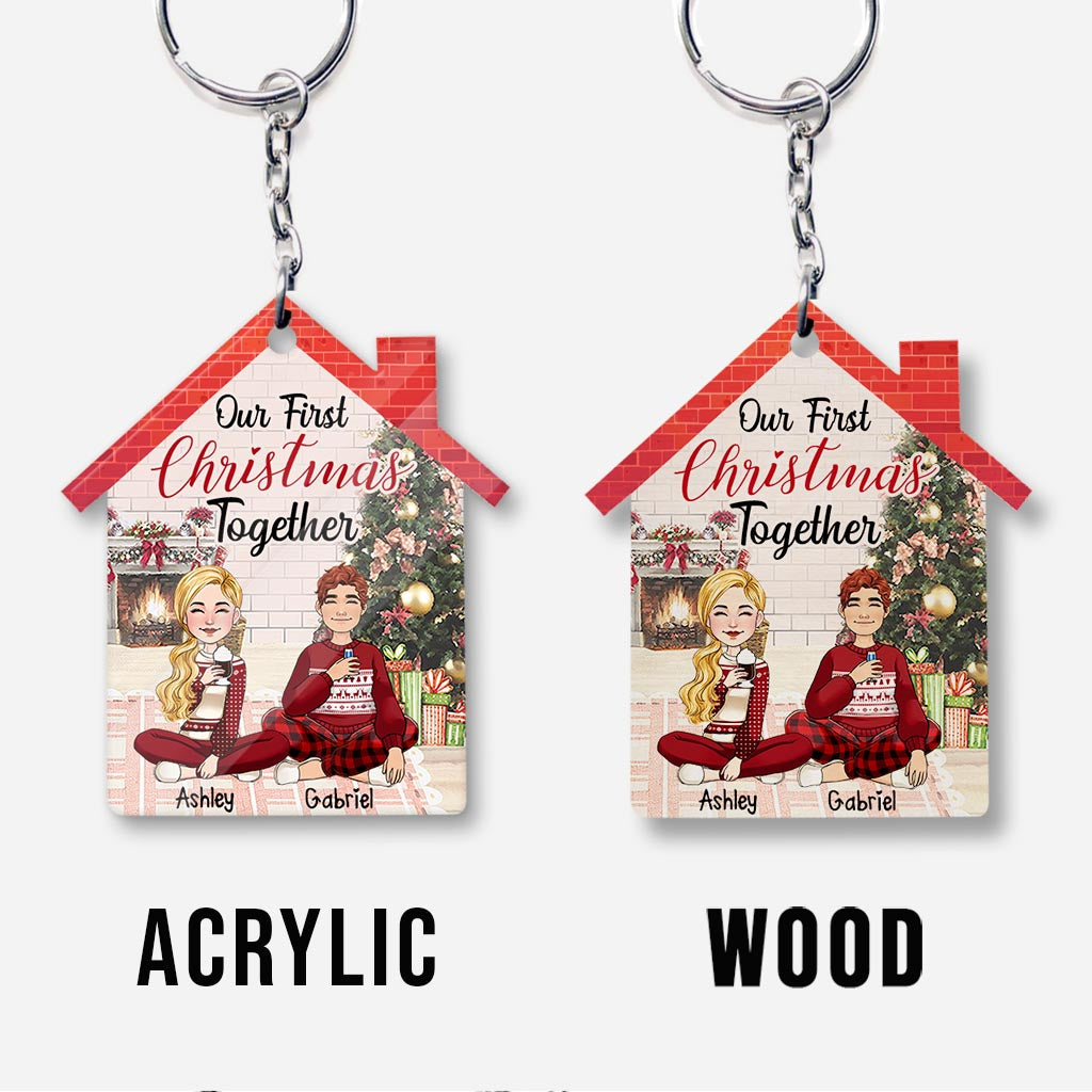 Together Forever - Personalized Couple Keychain