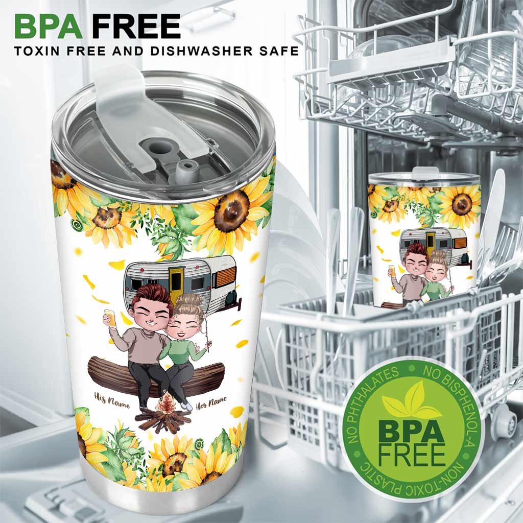 Campingpartner fürs Leben – personalisierter Trinkbecher