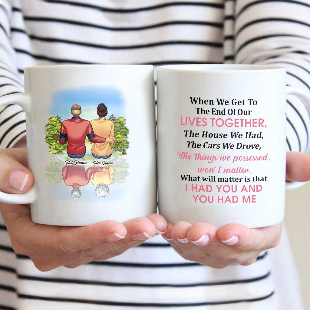 Du bist mein Mensch – Personalisierte Tasse für Paare