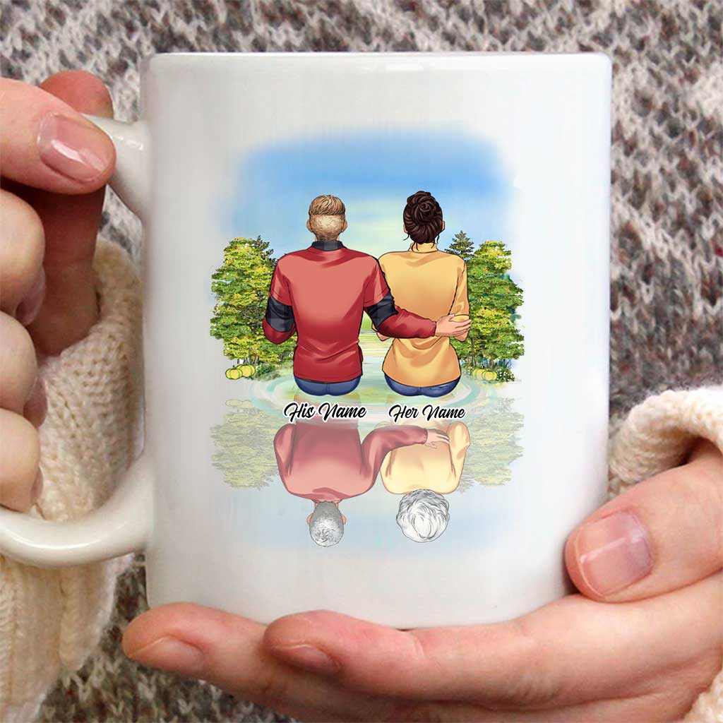 Du bist mein Mensch – Personalisierte Tasse für Paare