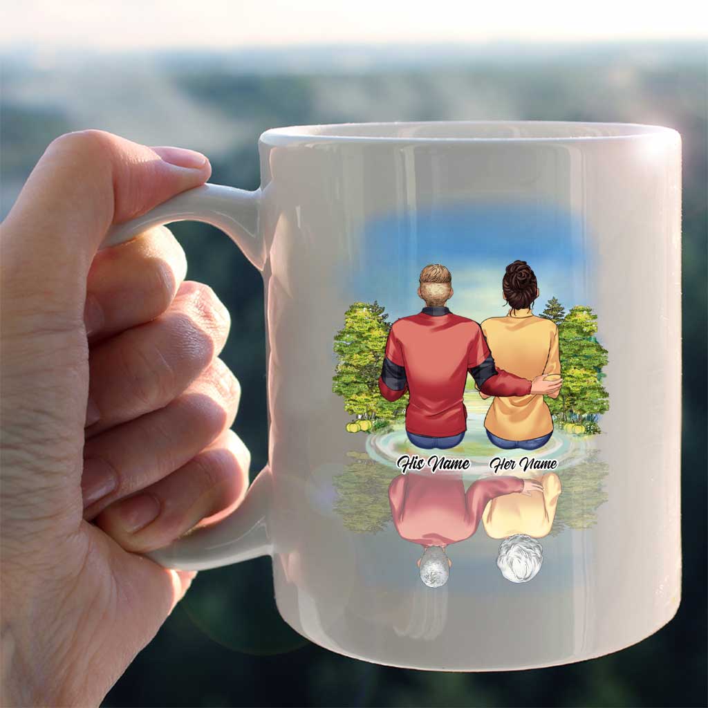 Du bist mein Mensch – Personalisierte Tasse für Paare