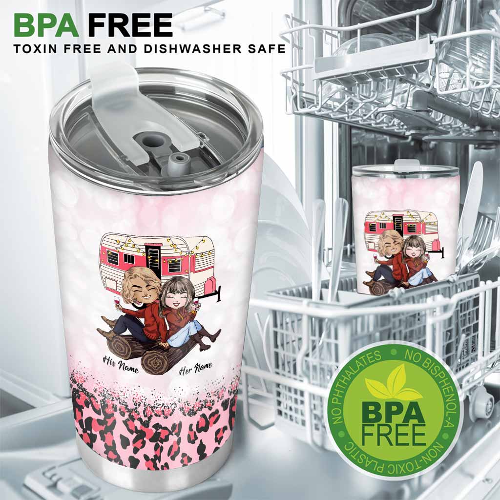 Camping-Paar – Personalisierter Campingbecher