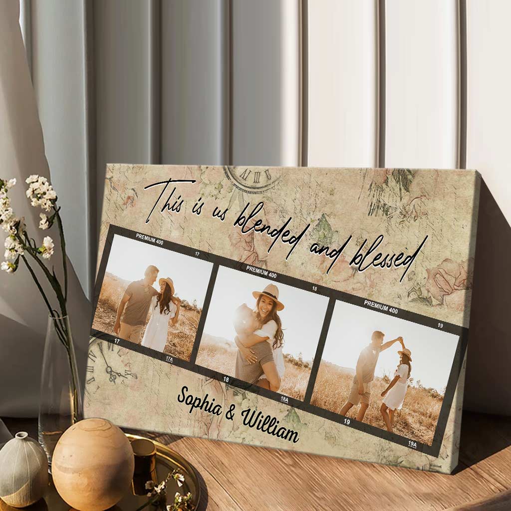 Das sind wir – Personalisierte Leinwand und Poster für Paare