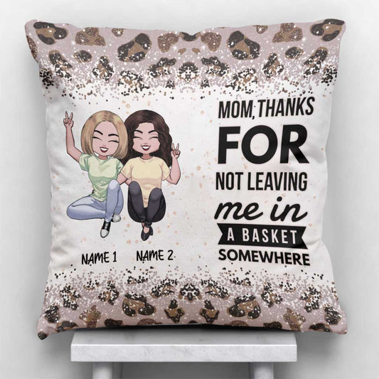 You Are The Mom - Personalized Mother's Day Throw Pillow
