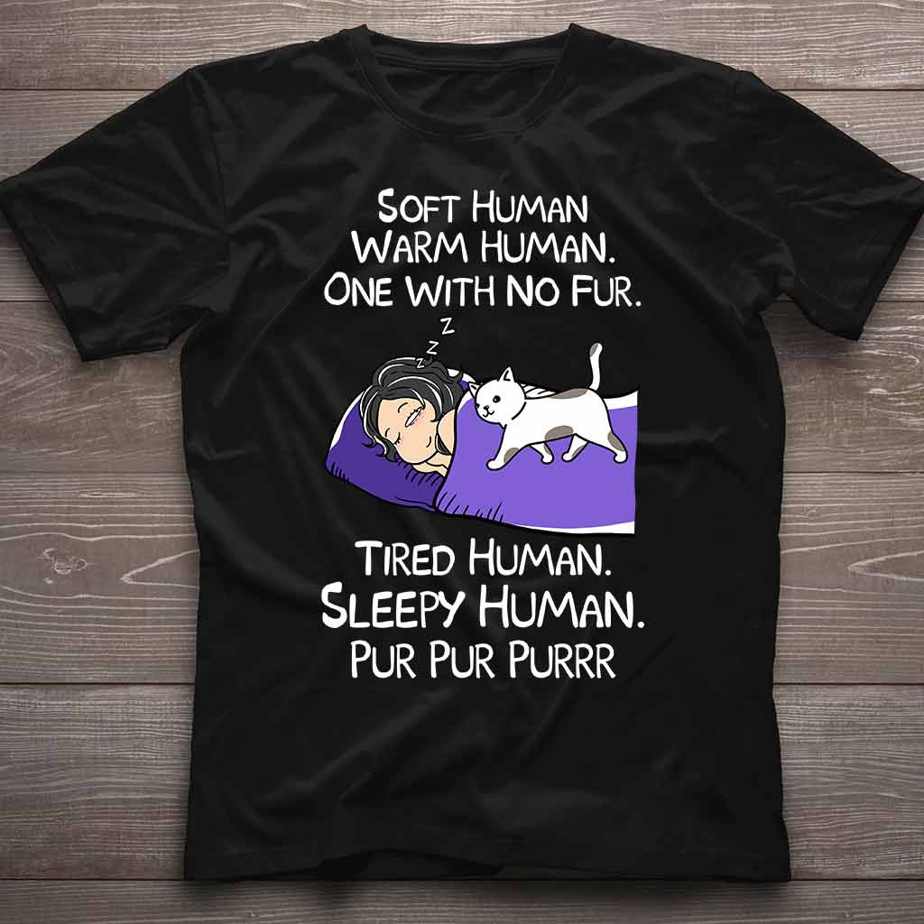 Weiches, warmes Mensch-T-Shirt und personalisierter Katzen-Hoodie