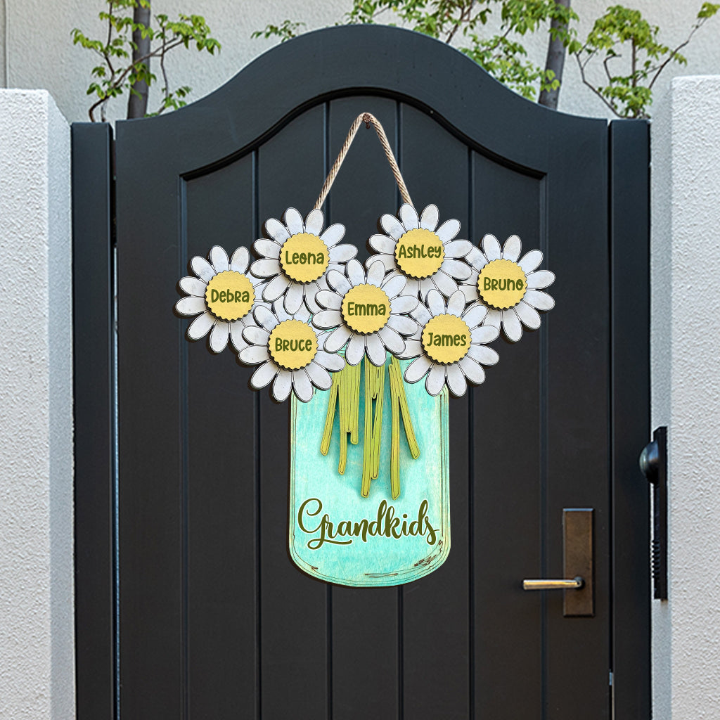Grandma's Garden - Personalized Grandma Wood Sign
