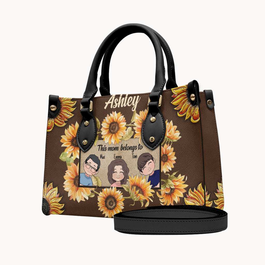 Diese Oma gehört zu - Personalisierte Mutter-Lederhandtasche