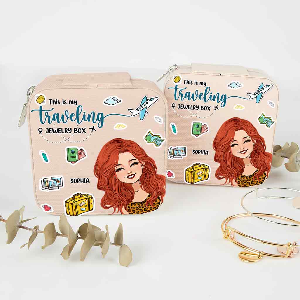 My Traveling Jewelry Box - Personalized Travelling Jewelry Box