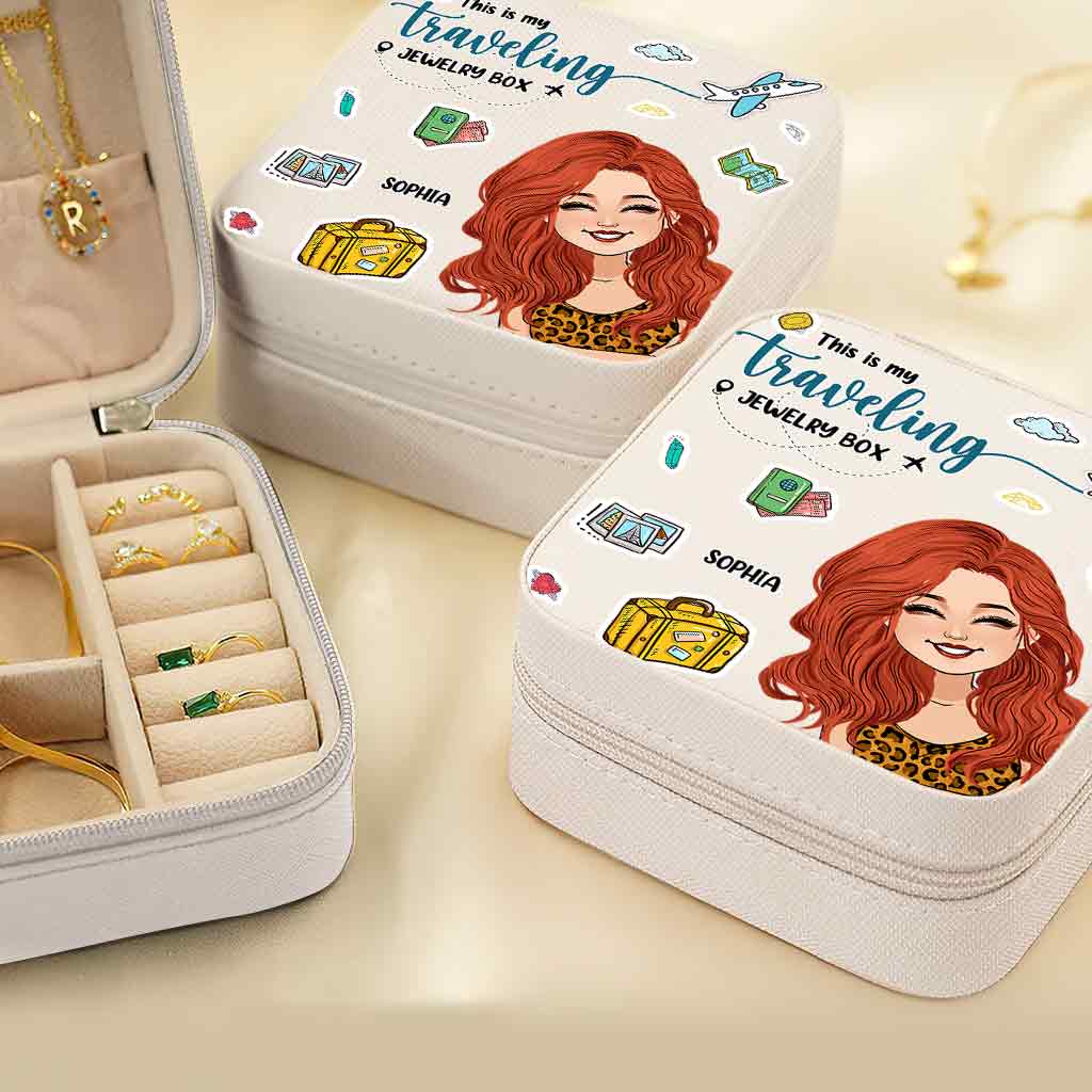 My Traveling Jewelry Box - Personalized Travelling Jewelry Box