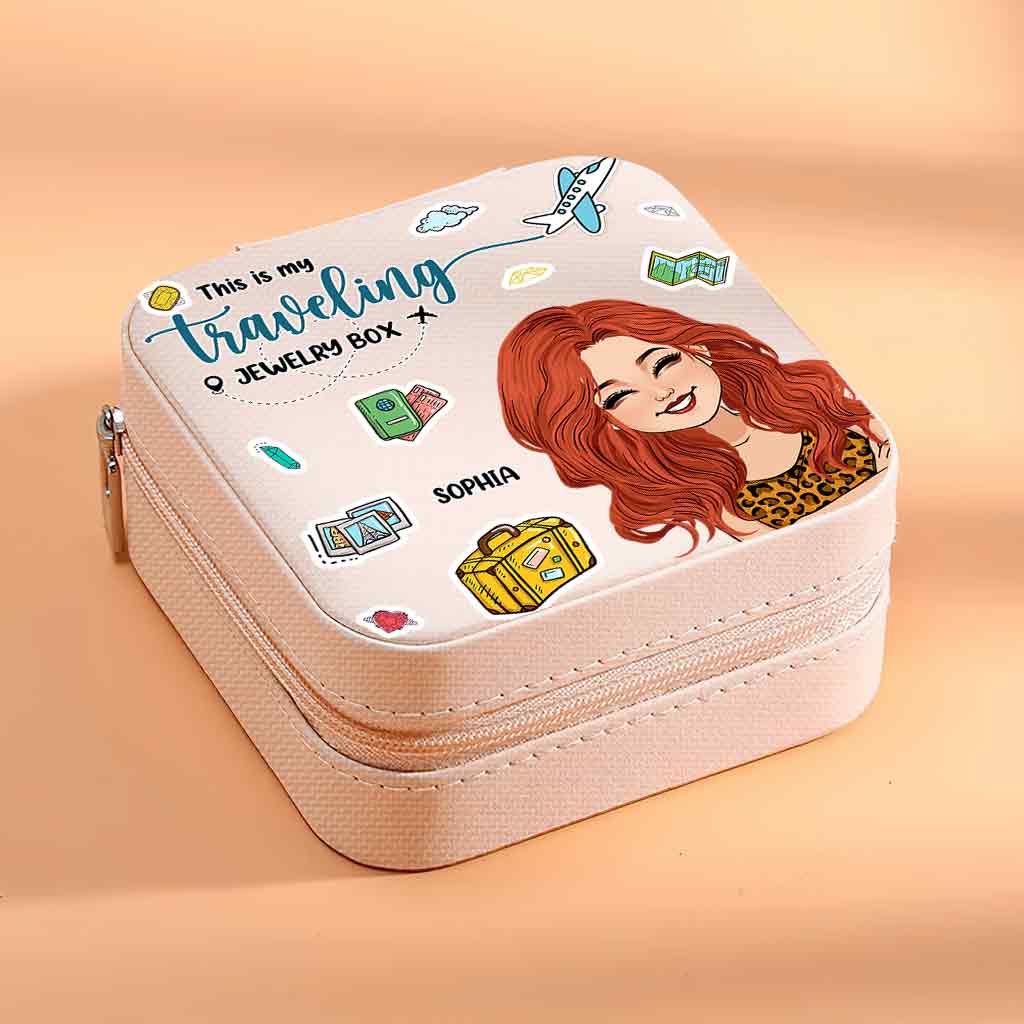 My Traveling Jewelry Box - Personalized Travelling Jewelry Box
