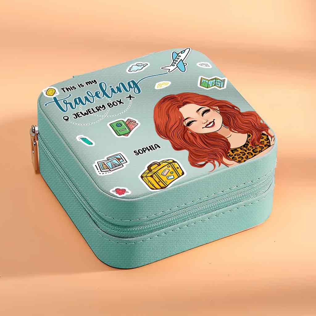 My Traveling Jewelry Box - Personalized Travelling Jewelry Box