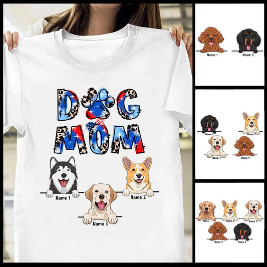 Dog Mom - Personalized Independence Day T-shirt and Hoodie