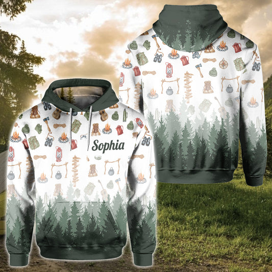 Love Camping - Personalized Camping All Over Shirt