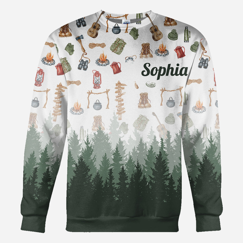 Love Camping - Personalized Camping All Over Shirt