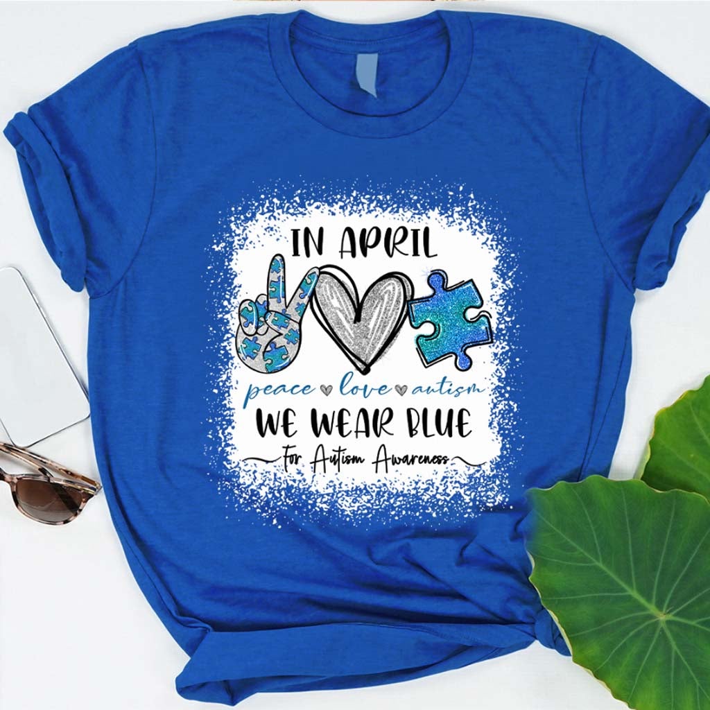 Im April tragen wir Blau – T-Shirt und Hoodie zur Sensibilisierung für Autismus 1121