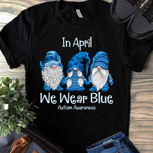 Im April tragen wir Blau – T-Shirt und Hoodie zur Sensibilisierung für Autismus 1121