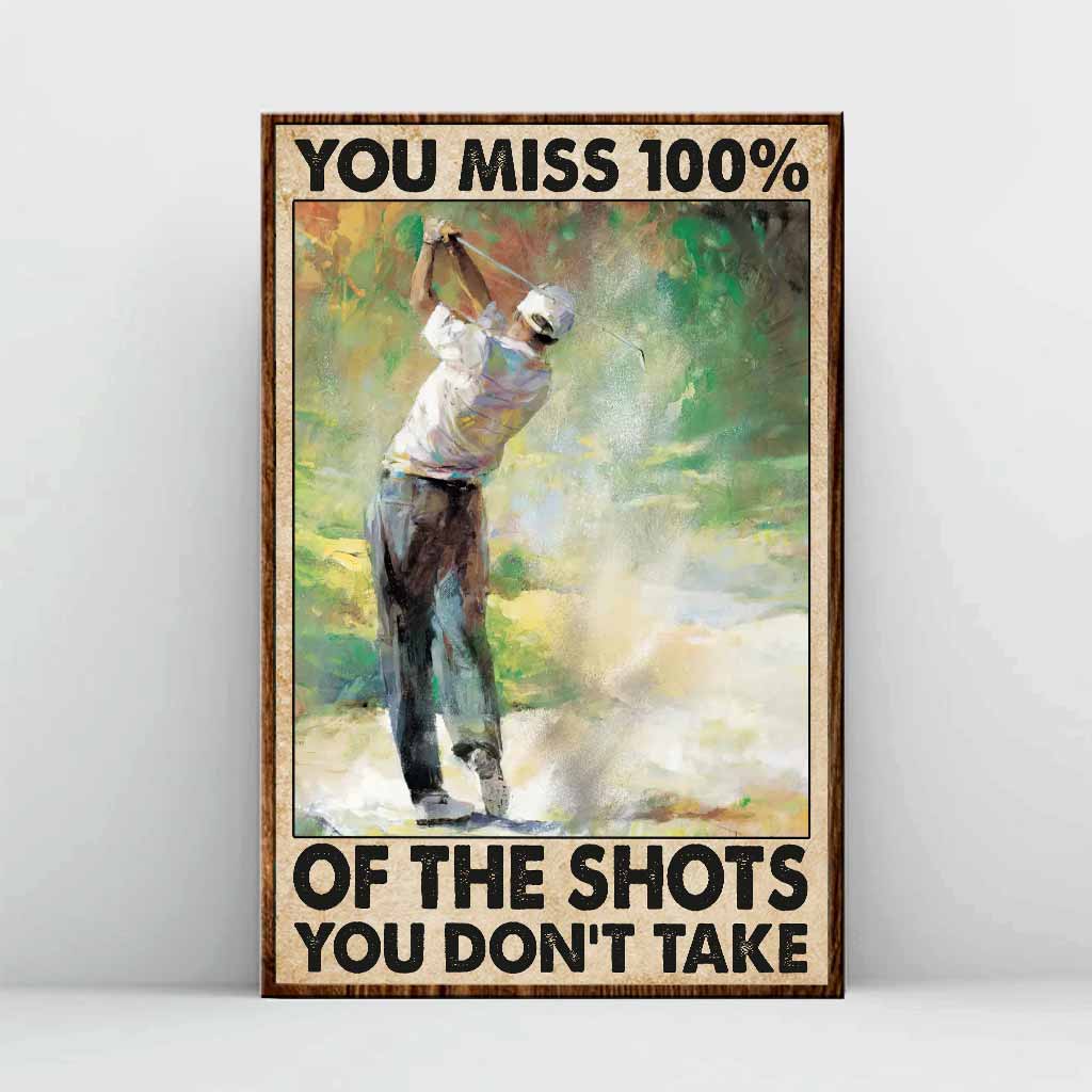 Du verpasst 100% Golf - Poster