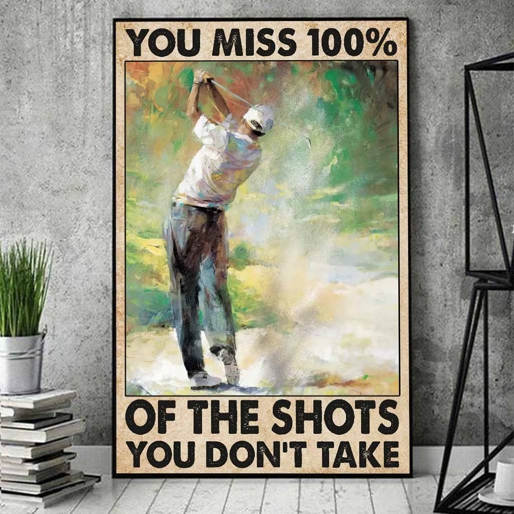 Du verpasst 100% Golf - Poster