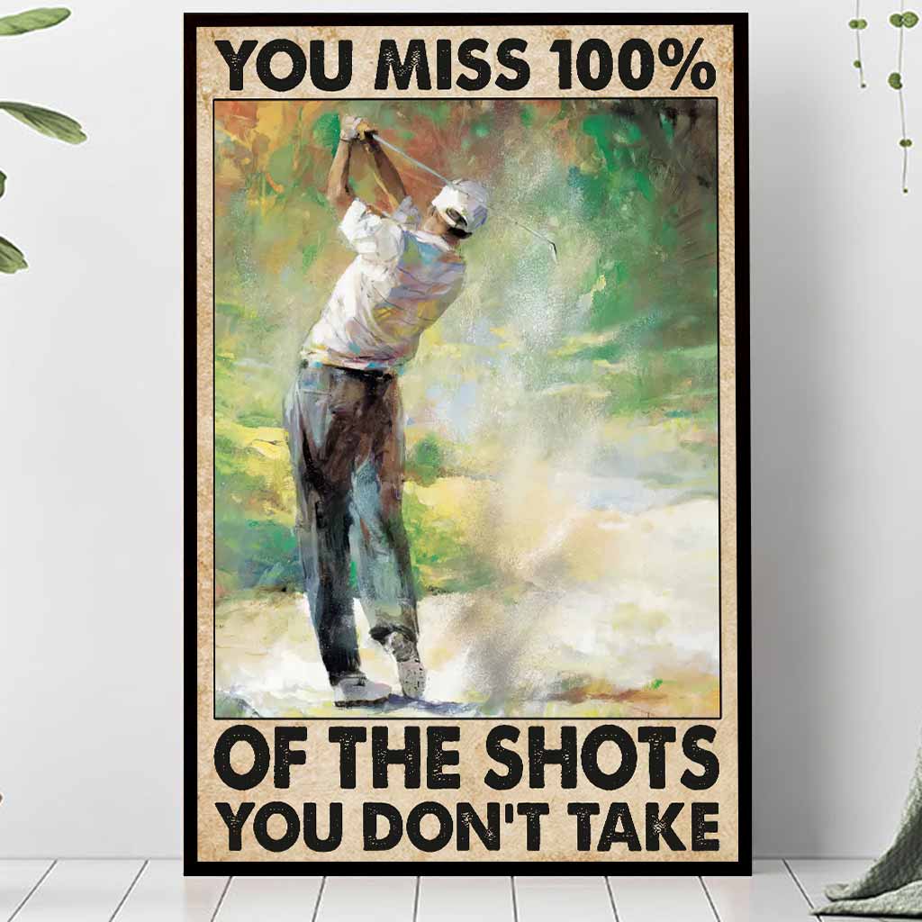 Du verpasst 100% Golf - Poster
