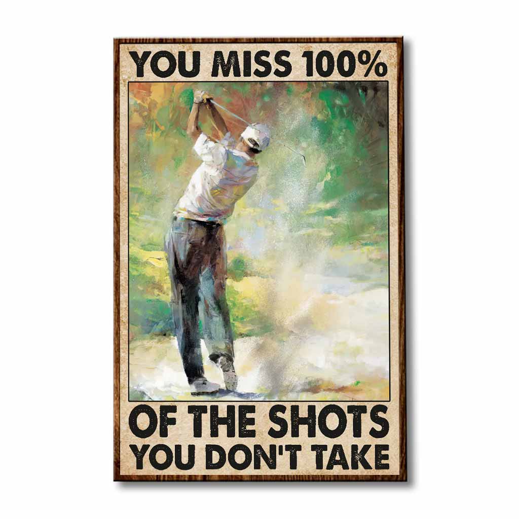 Du verpasst 100% Golf - Poster