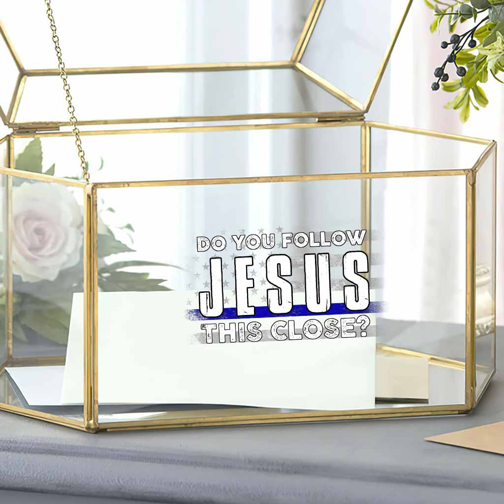 Folgst du Jesus? - Aufkleber für Polizisten (Vollversion)