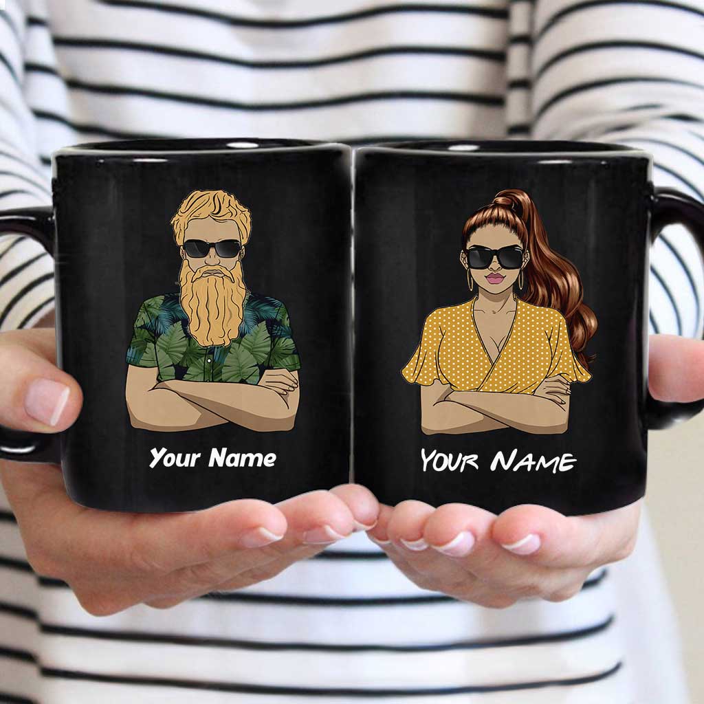Derjenige, dessen Ohren nicht funktionieren – Personalisierte Pärchentasse