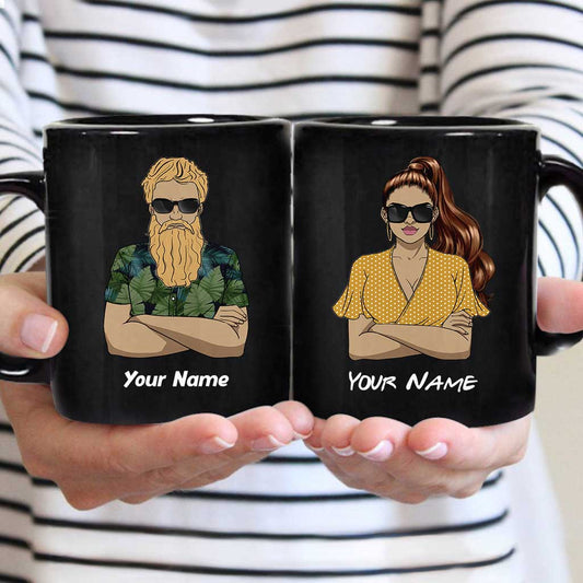 Derjenige, dessen Ohren nicht funktionieren – Personalisierte Pärchentasse