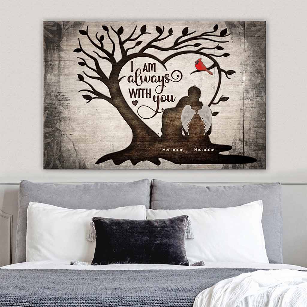 Ich bin immer bei dir – Personalisiertes Poster für Paare