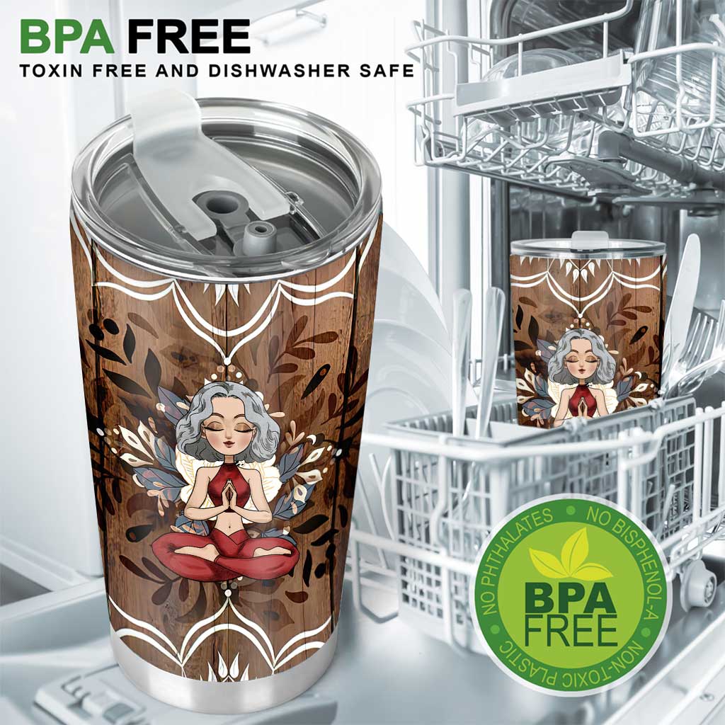 Beeil dich, innere Ruhe, ich habe nicht den ganzen Tag Zeit – personalisierter Yoga-Becher