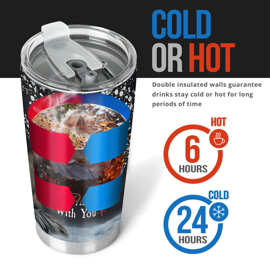 Ich bin immer bei dir – personalisierter Gedenkbecher