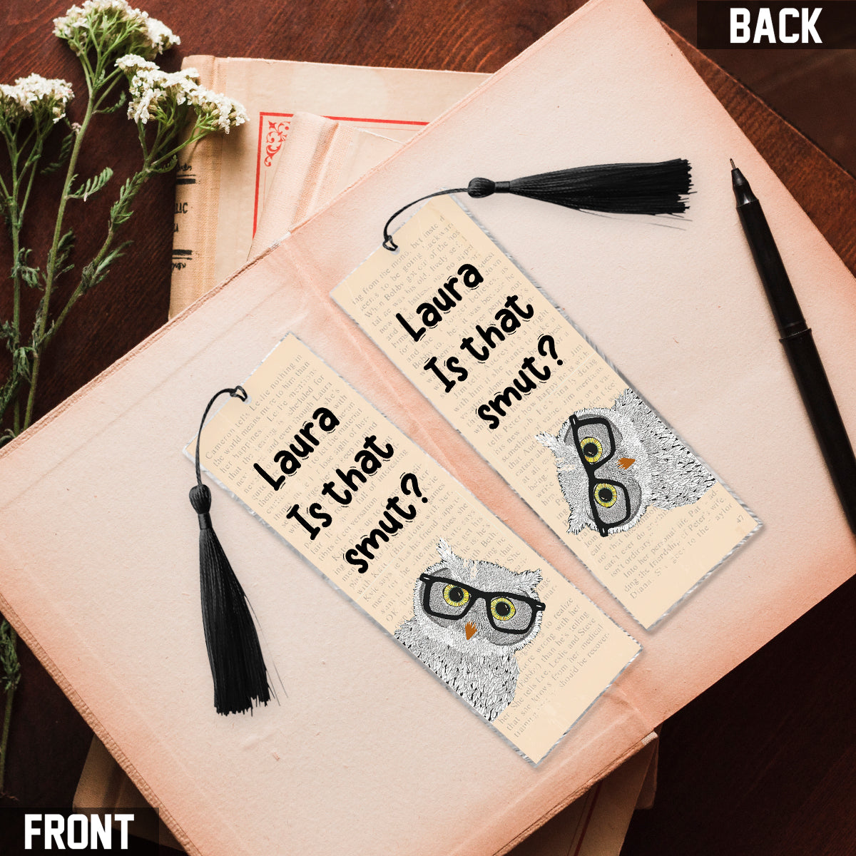 Is That Smut - Personalized Book Bookmark (Printed On Both Sides)