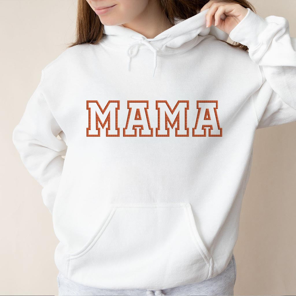 Personalisierter Hoodie mit Stickerei – Mutter-Hoodie mit individuellem Namen