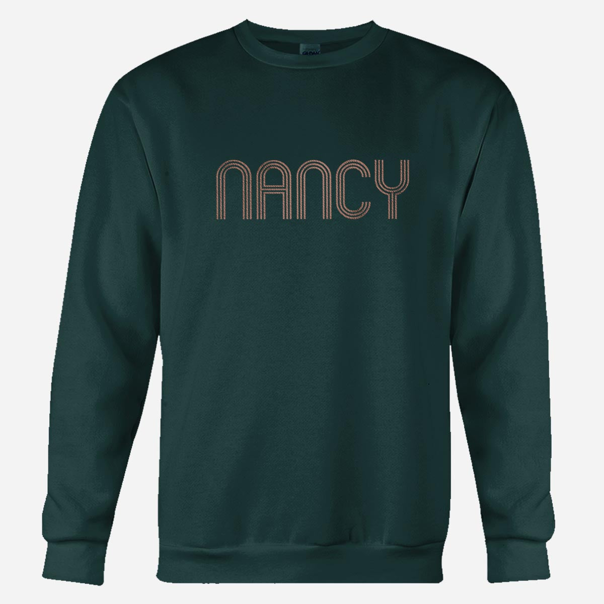 Personalisierter, bestickter Pullover für die Mutter – individueller Name