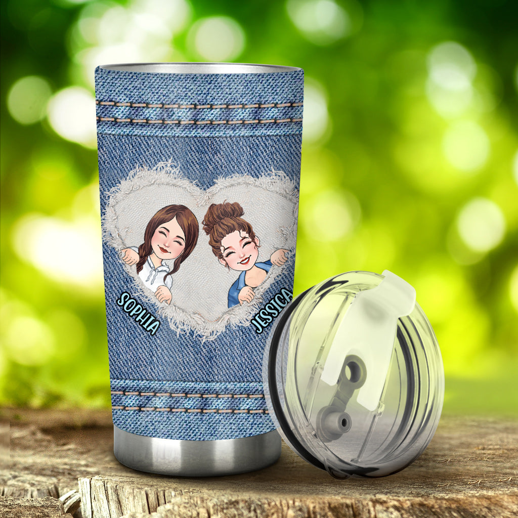 Für immer beste Freundinnen – personalisierter Bestie-Becher