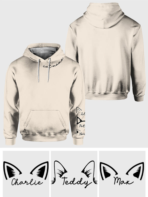 Katzenmama - Personalisiertes T-Shirt mit Katzenmotiv