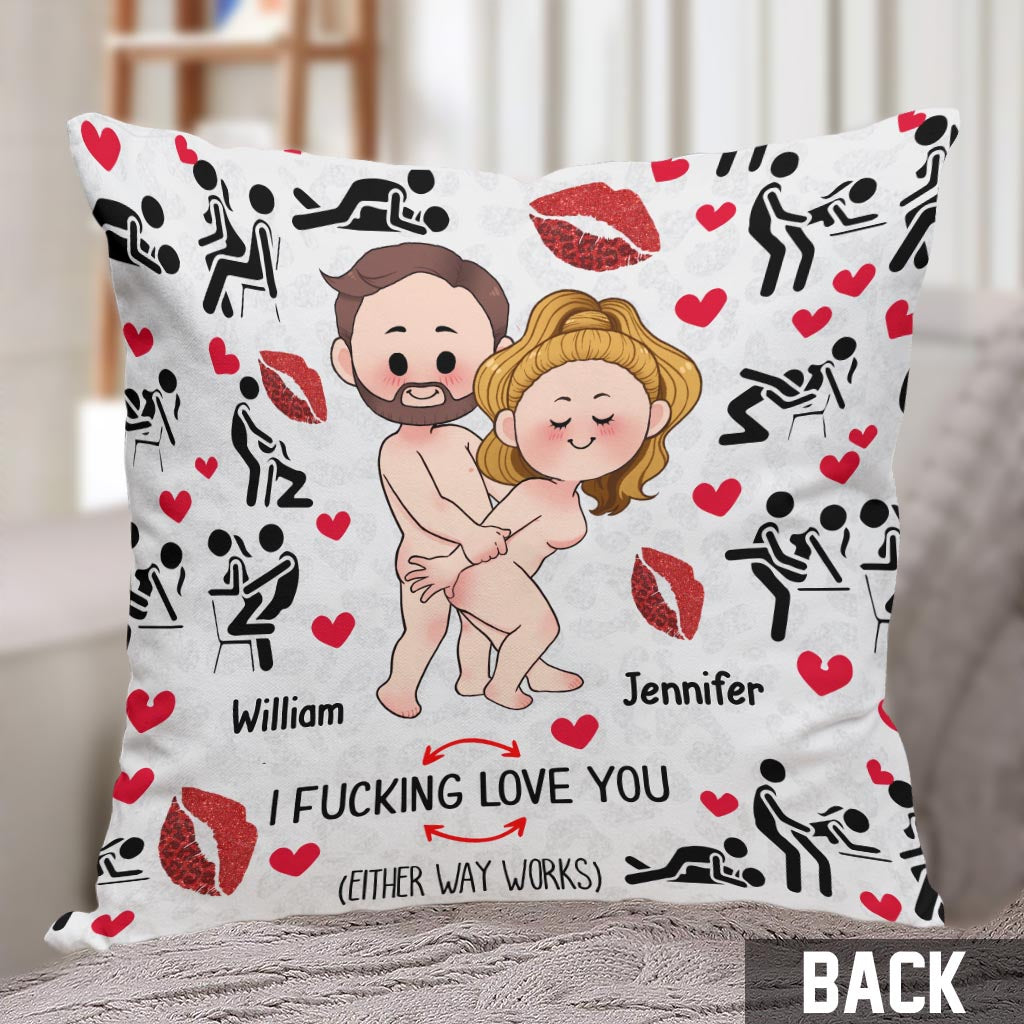 Ich liebe dich – Personalisiertes Pärchenkissen