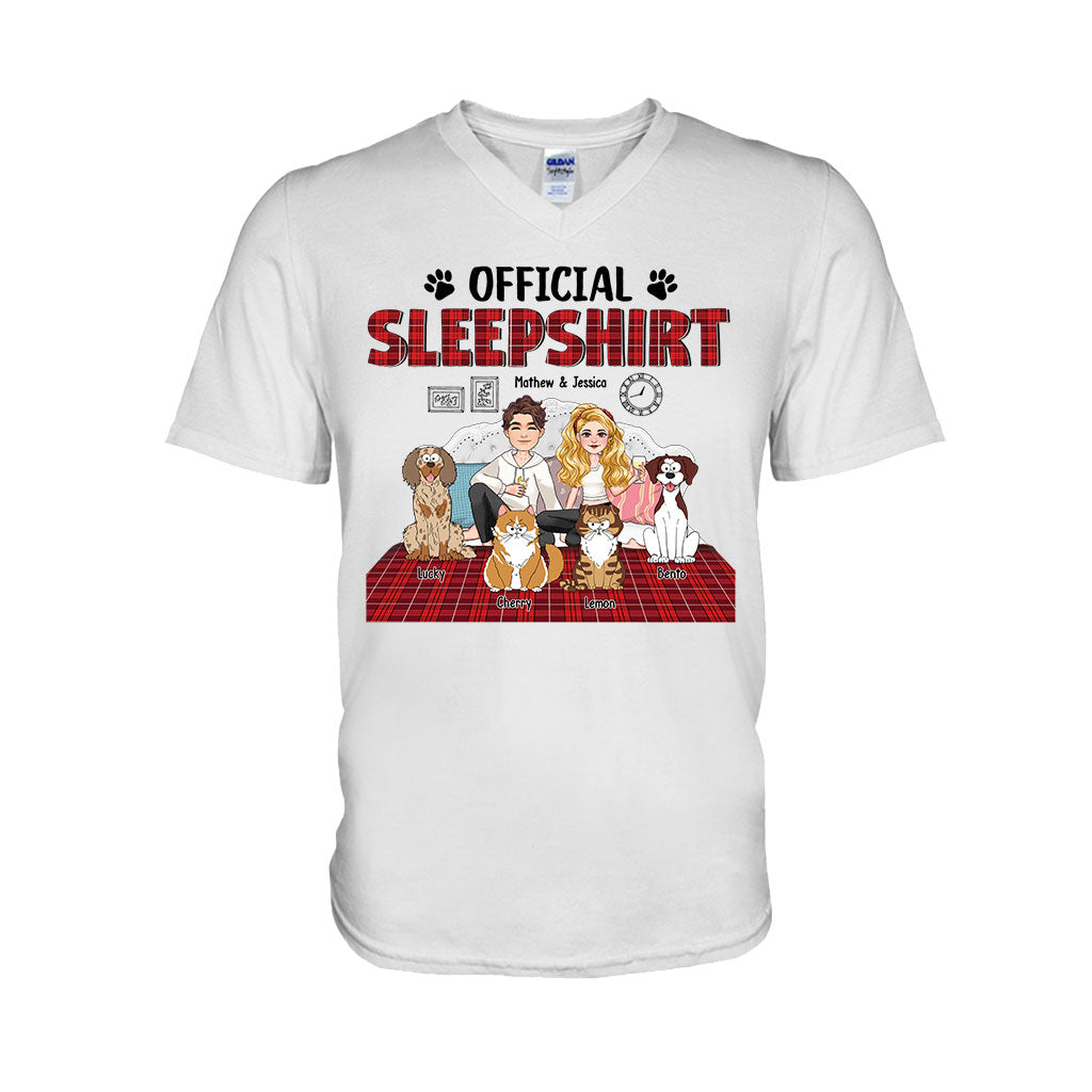 Offizielles Schlafshirt – Personalisiertes Hunde-T-Shirt und Hoodie